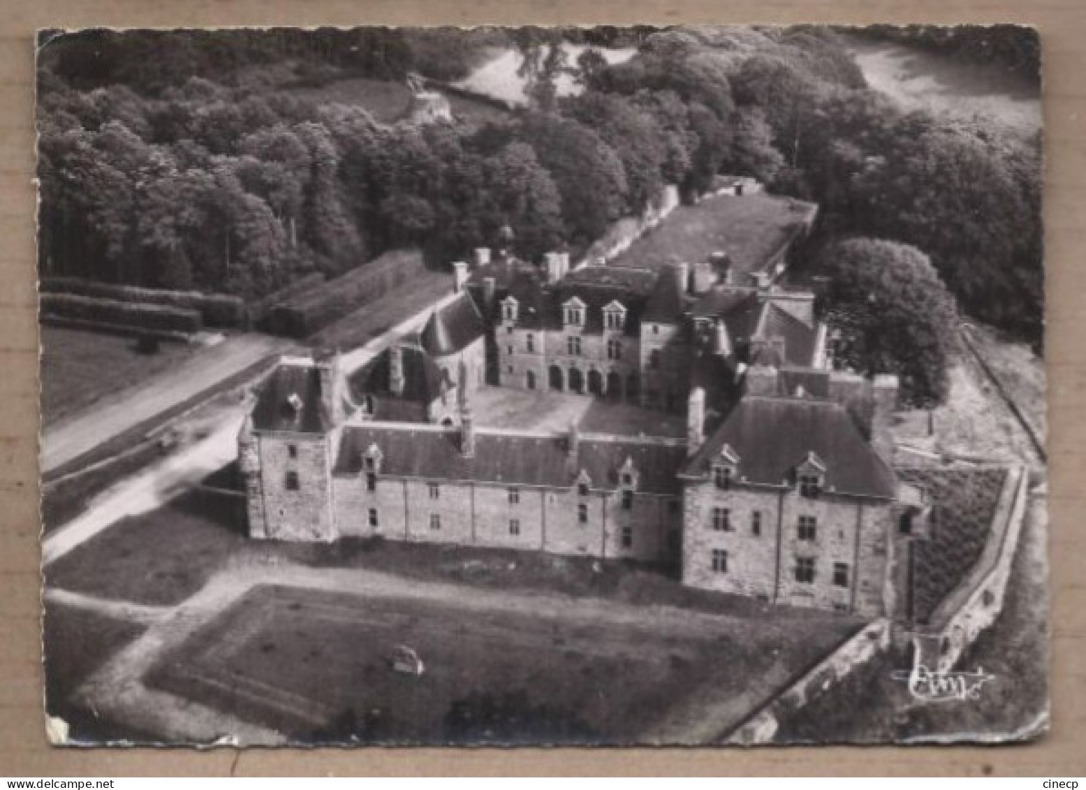 CPSM 22 - LANVELLEC - Vue Aérienne - Château De Rozambo - TB PLAN Edifice - Lanvellec