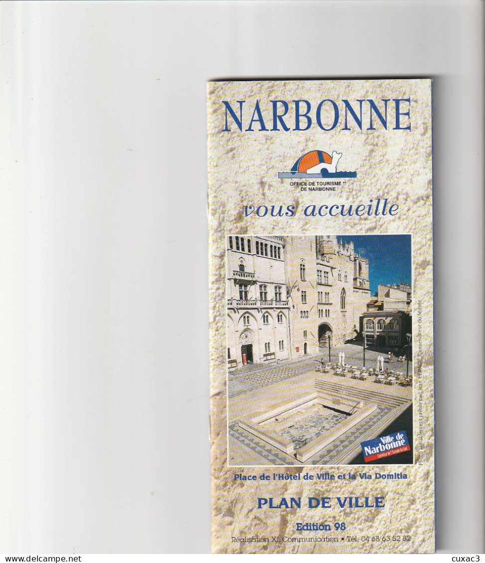Narbonne 1998 - Plan De Ville N°2 - Europe