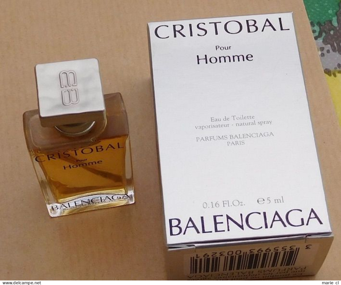Miniature Parfum CRISTOBAL Homme De Balenciaga - Miniatures Hommes (avec Boite)