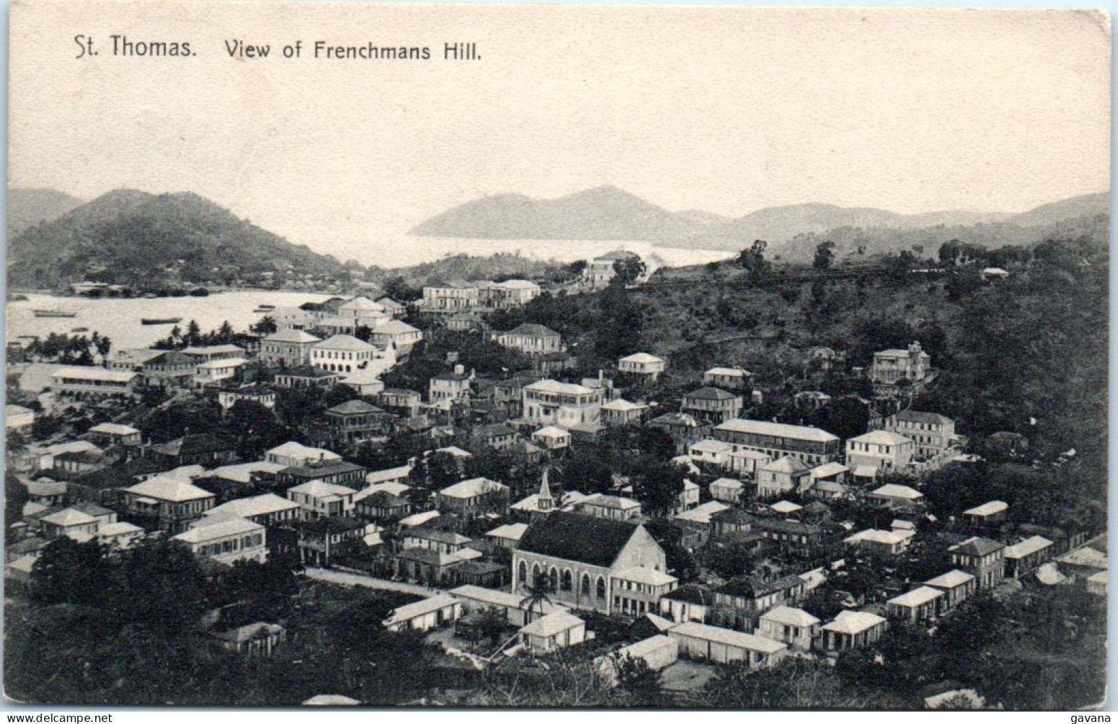 SAINT-THOMAS - View Of Frenchmans Hill - Vierges (Iles), Amér.