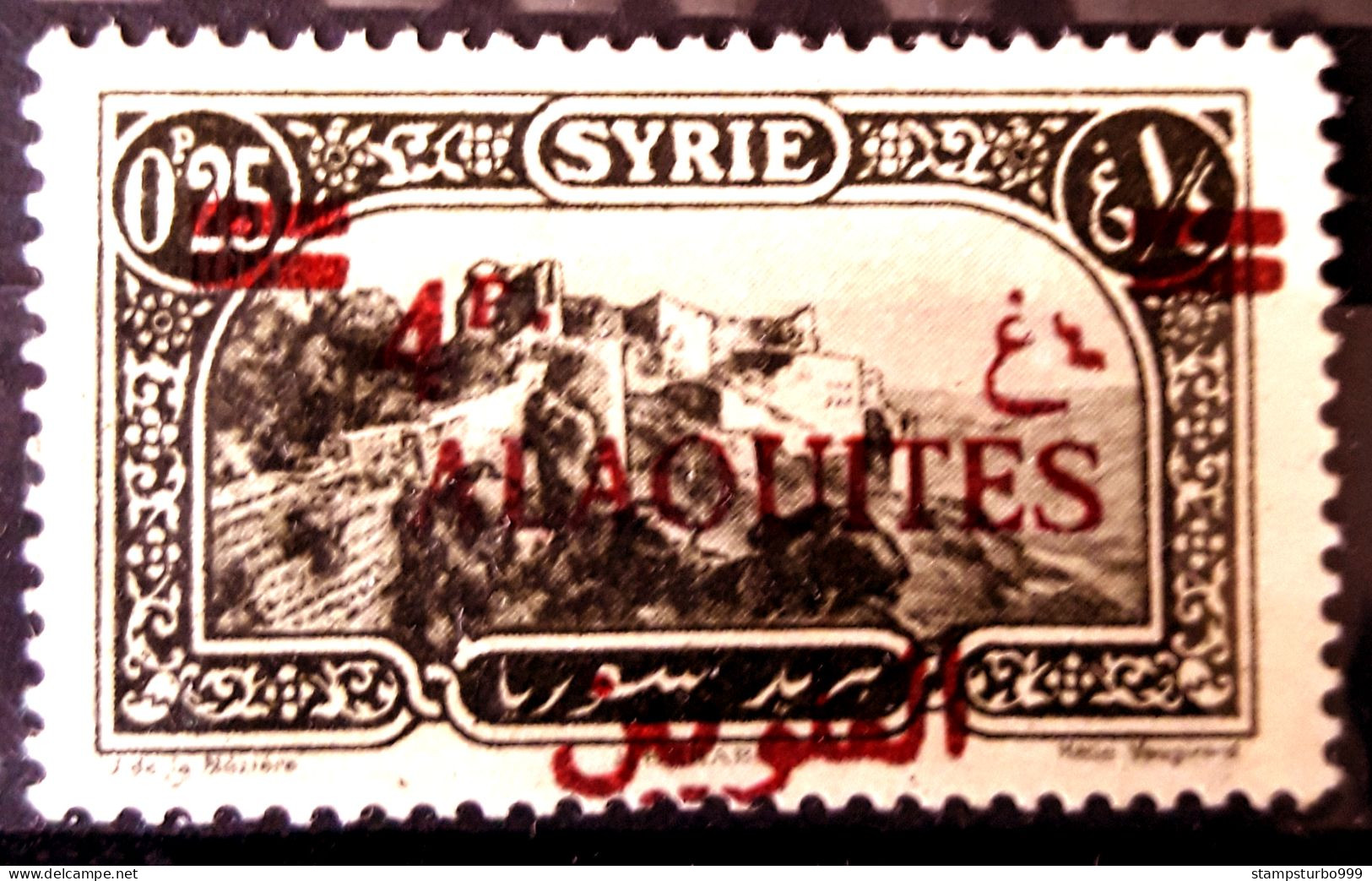 Alaouites ,1926 , 4 Pi. Surch., As Photo , MNH** - Nuovi