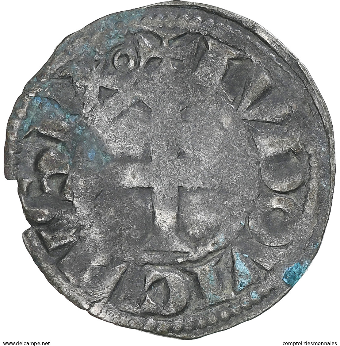 France, Louis VIII-IX, Denier Tournois, TB+, Billon, Duplessy:188 - 1223-1226 Louis VIII Le Lion