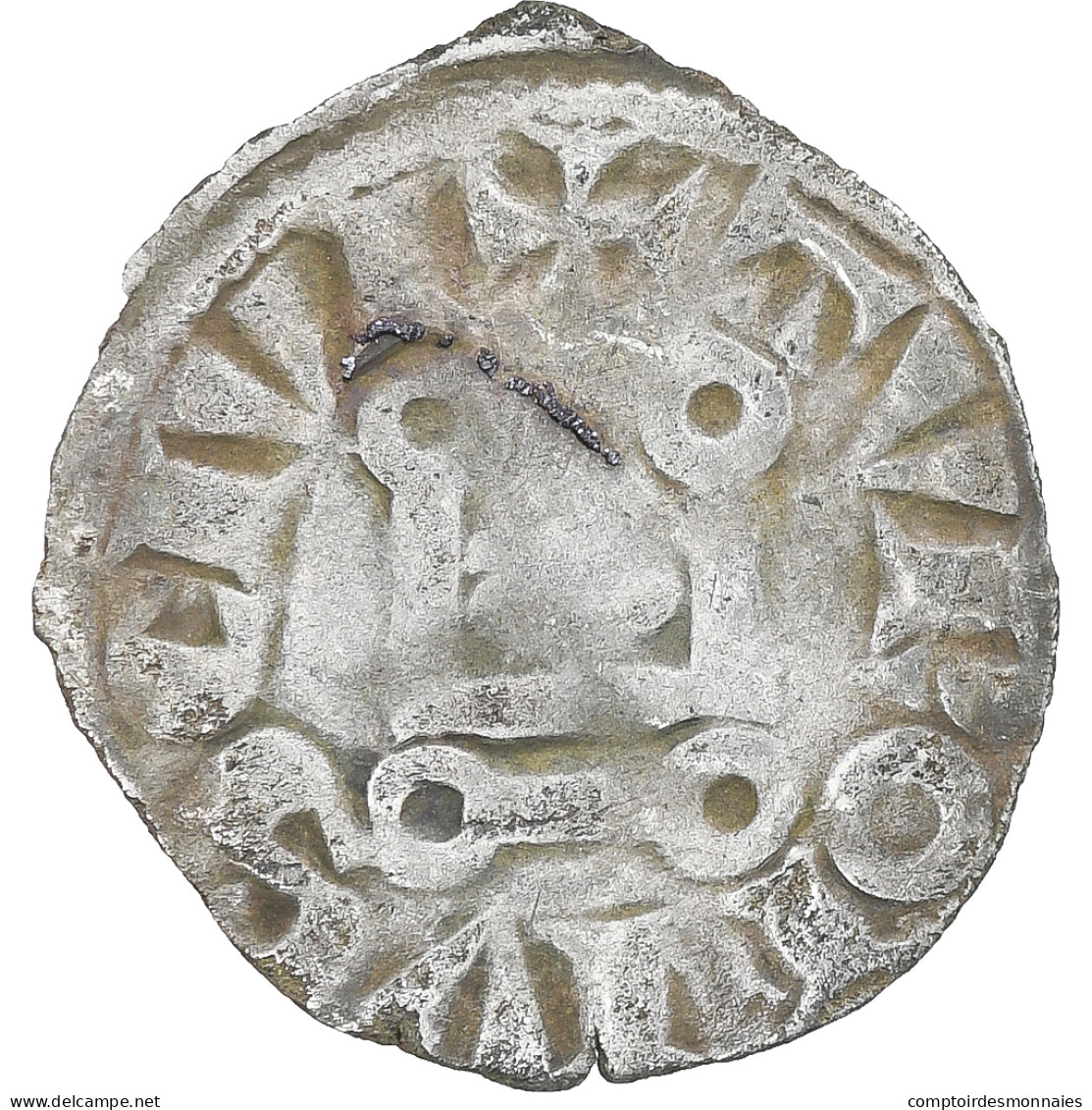 France, Louis VIII-IX, Denier Tournois, TB+, Billon, Duplessy:188 - 1223-1226 Louis VIII Le Lion