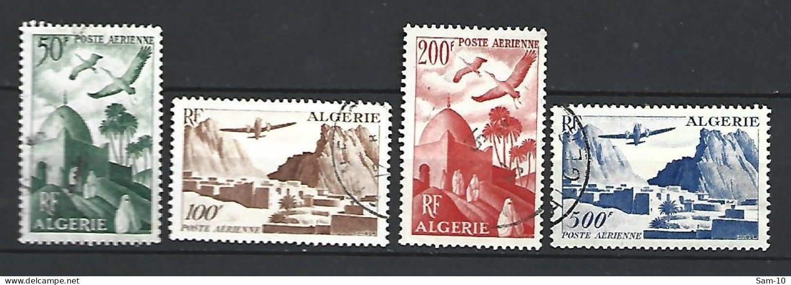 Timbre De Colonie Française Oblitéré  Algérie  P-a    N 9 / 12 - Airmail