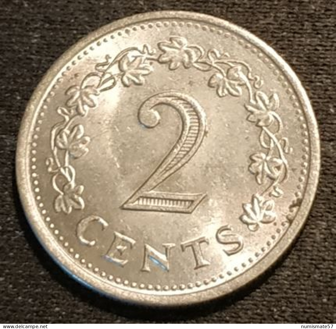 MALTE - MALTA - 2 CENTS 1976 - KM 9 - Malta