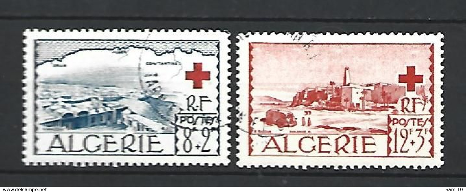 Timbre De Colonie Française Oblitéré  Algérie  N 300 / 301 - Gebraucht