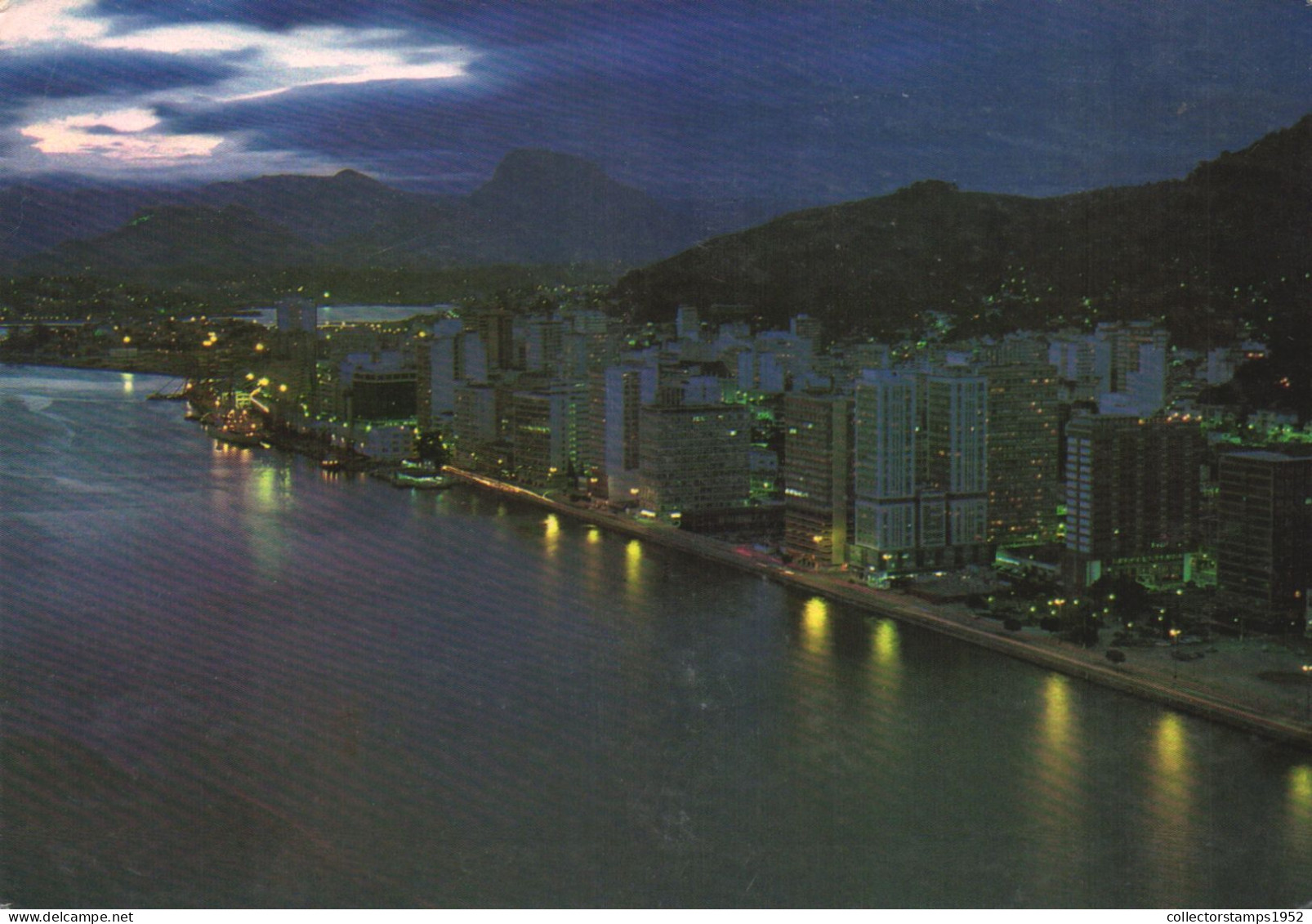 BRASIL, VITORIA, NIGHT, SEA, PORT, BUILDINGS, PANORAMA - Vitória