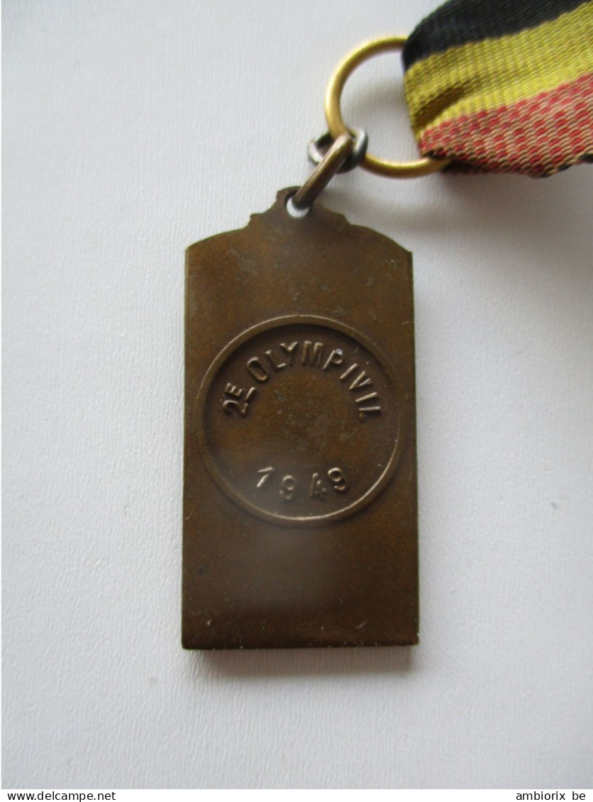 Médaille 1949 - 2 ème OLYMPIVIL - à Identifier - Autres & Non Classés