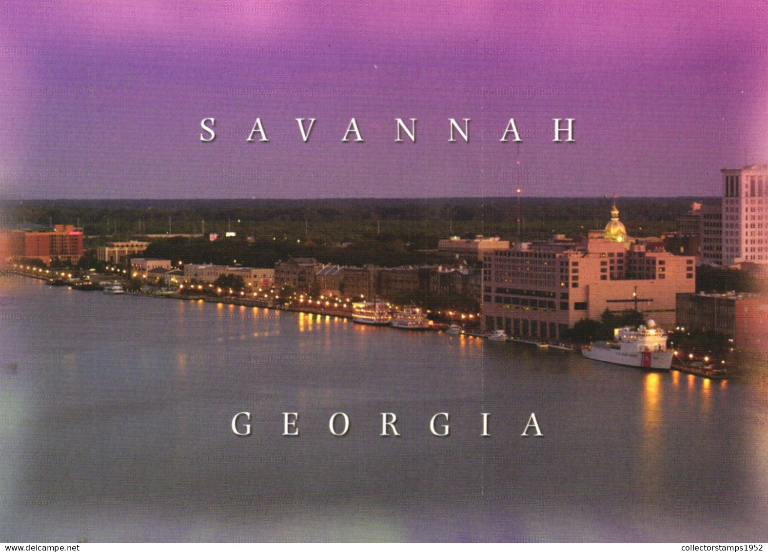 UNITED STATES, GEORGIA, SAVANNAH, PANORAMA, RIVER STREET, RIVER - Savannah