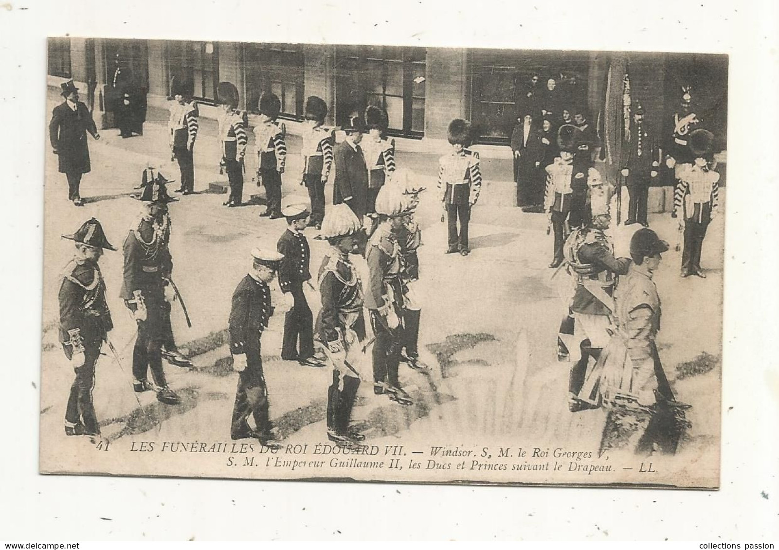 Cp, événements, Les Funérailles Du Roi Edouard VII, Famille Royale, Windsor. S.M. Le Roi Georges V...... - Funérailles