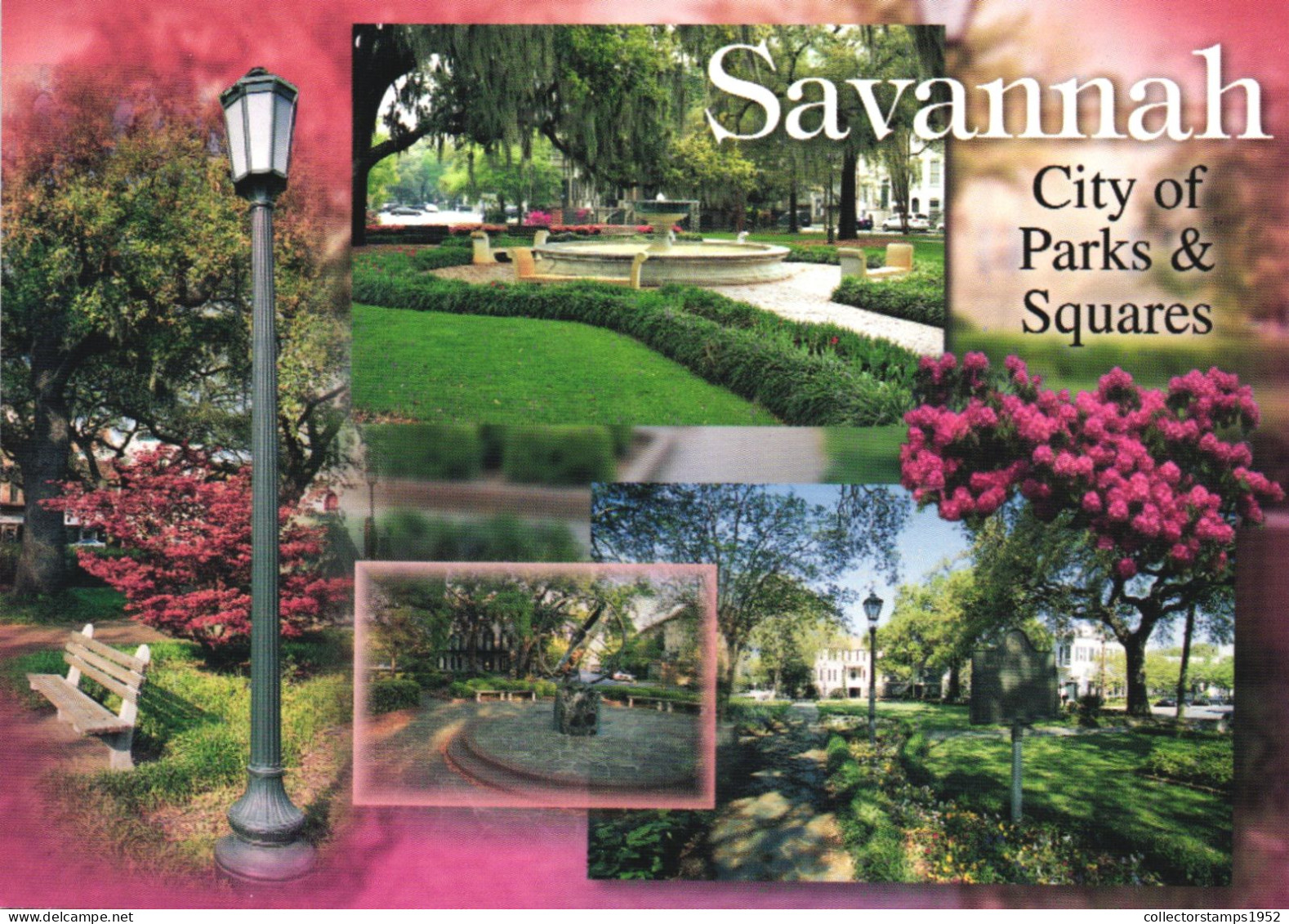 UNITED STATES, GEORGIA, SAVANNAH, CITY OF PARKS AND SQUARES - Savannah
