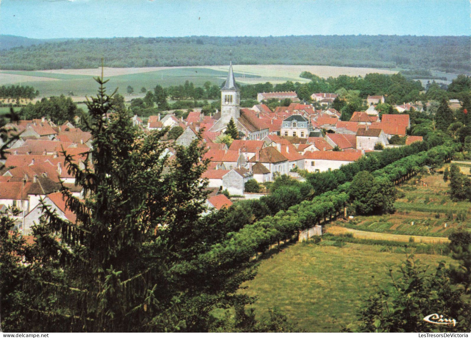 FRANCE - Vanvey - Vue Panoramique - Colorisé - Carte Postal Ancienne - Venarey Les Laumes