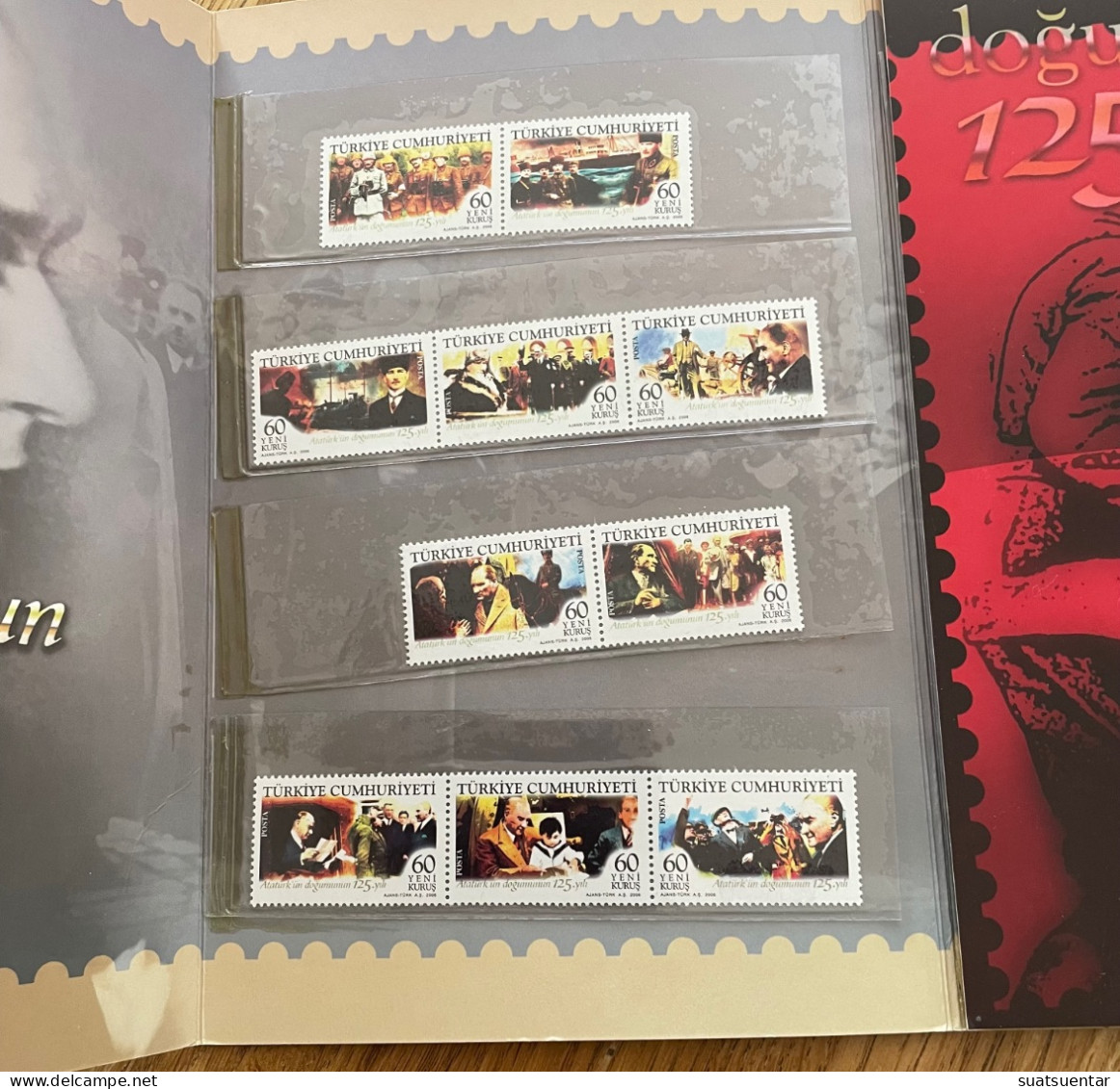 2006 Atatürk 125.Birthday Special Portfolio - Blokken & Velletjes