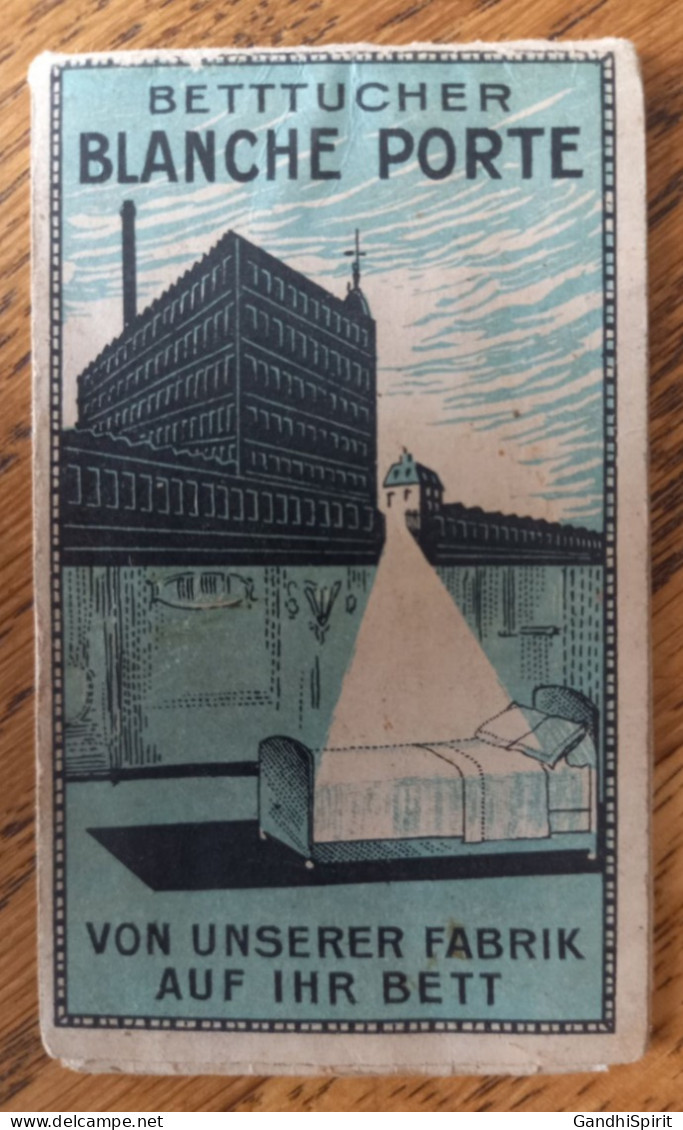 Calendrier 1931 Bettucher Blanche Porte Von Unserer Fabrik Auf Ihr Bett Tarif Tampon Commercant à Metz Rue Serpentoise - Klein Formaat: 1921-40