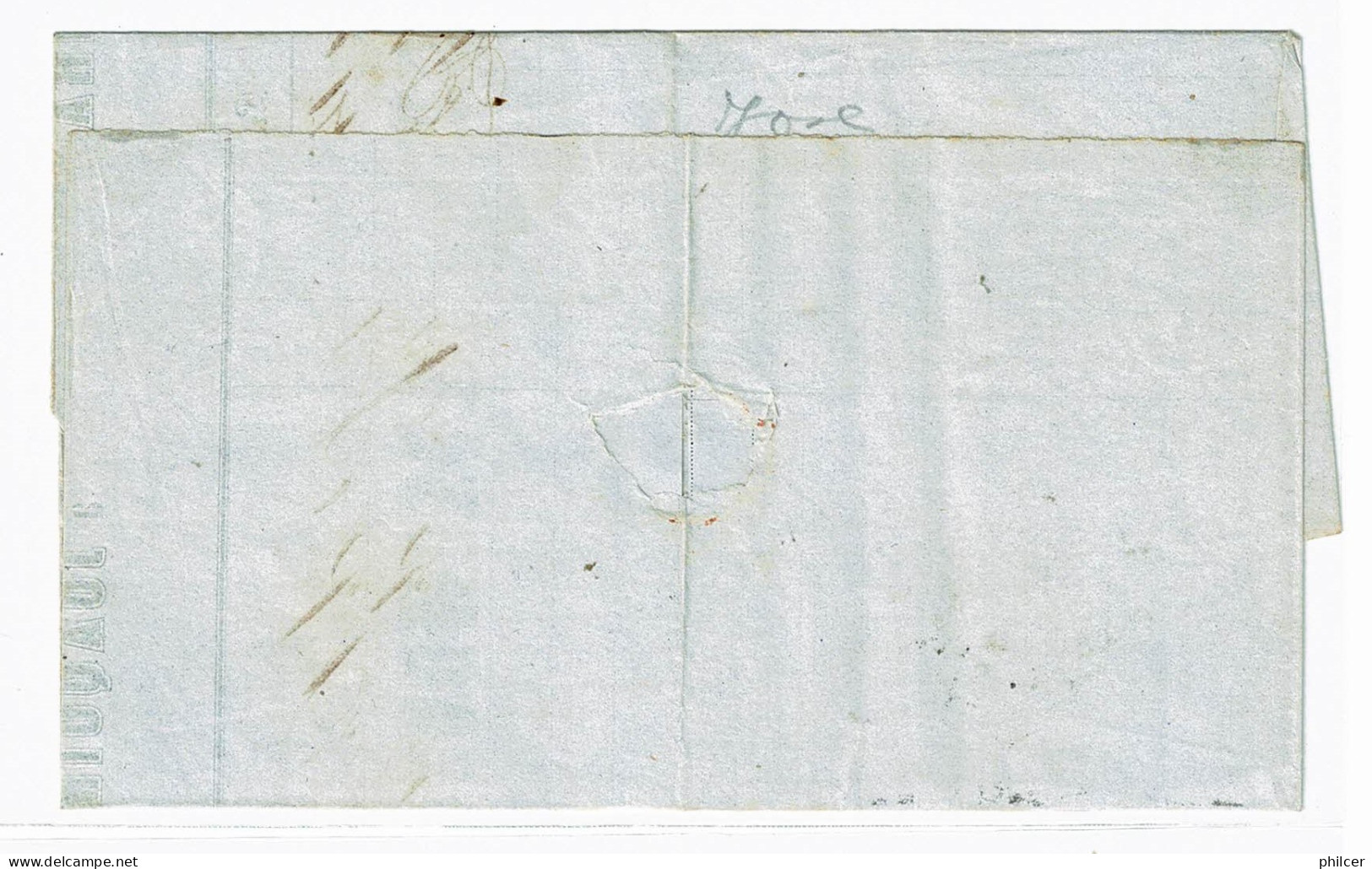 Portugal, 1863, # 16, Para Guimarães - Lettres & Documents