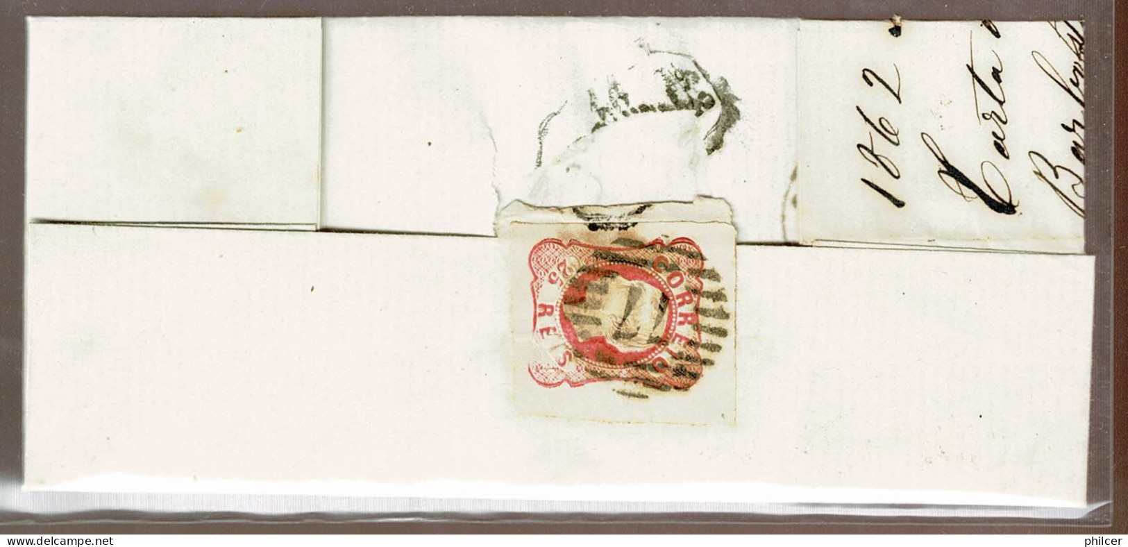 Portugal, 1862, # 16, Para O Porto - Briefe U. Dokumente
