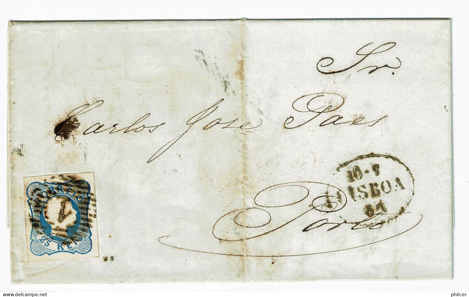 Portugal, 1856, # 11, Para O Porto - Covers & Documents