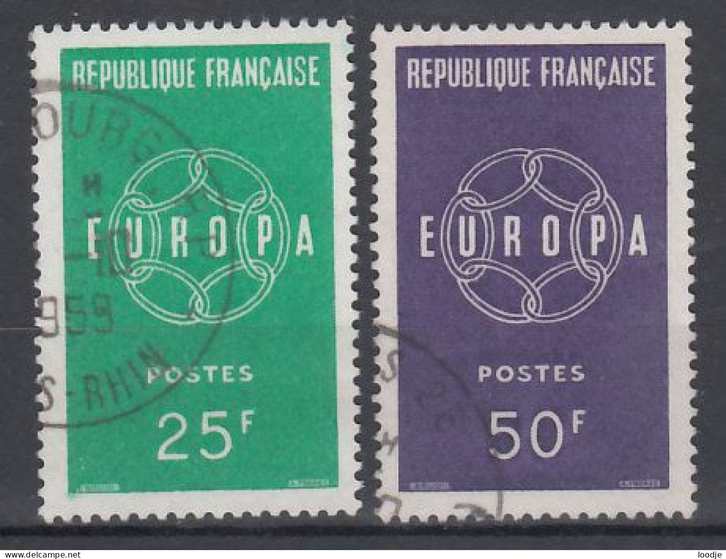 Frankrijk Europa Cept 1959 Gestempeld - 1959