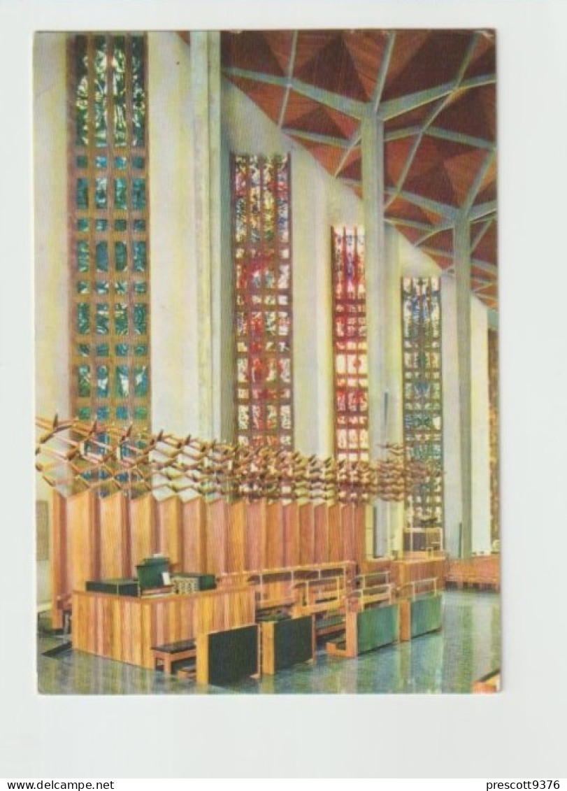 Interior Coventry Cathedral  -   Unused Postcard   - UK24 - Coventry