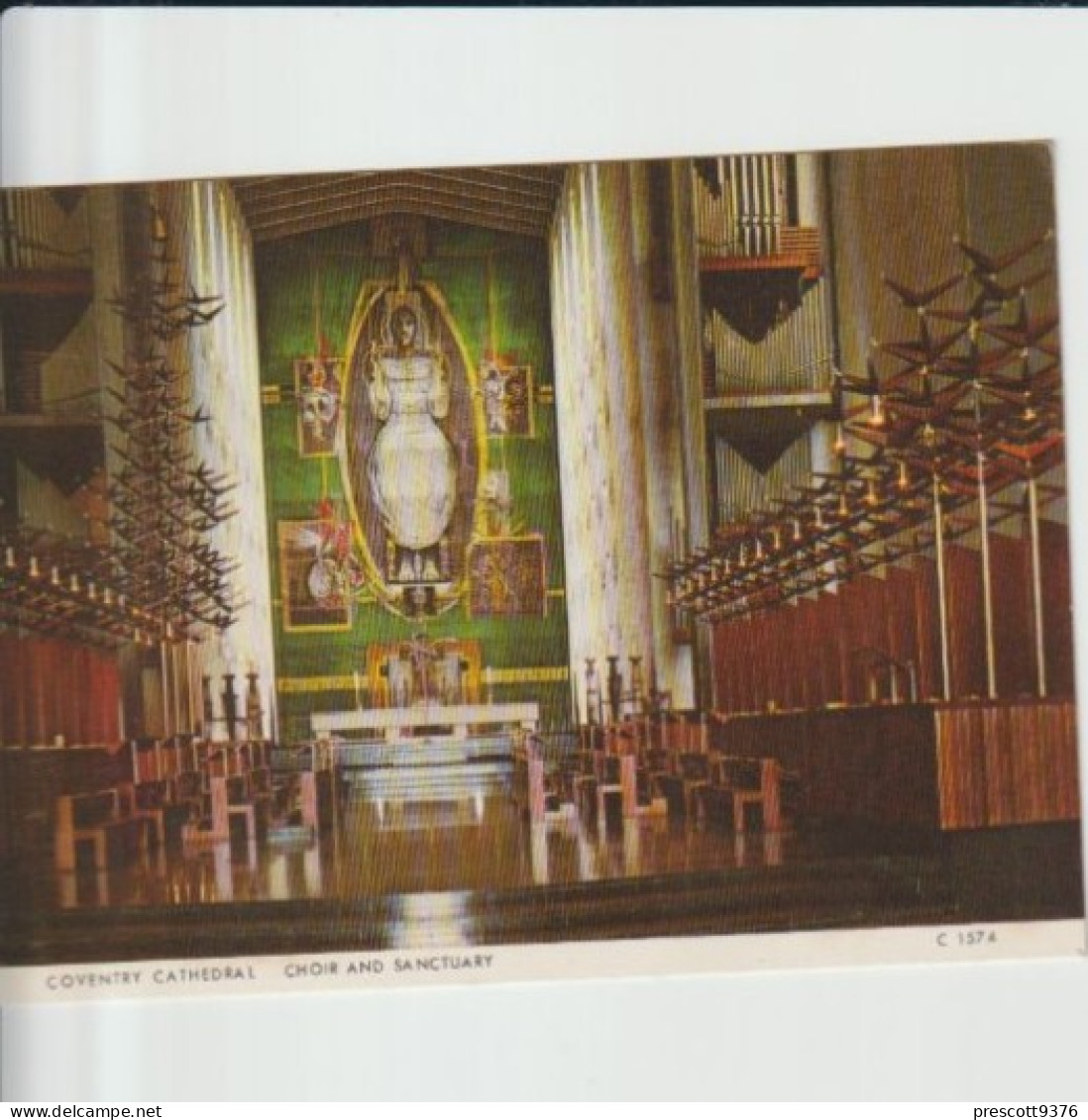 Interior Coventry Cathedral -   Unused Postcard   - UK24 - Coventry