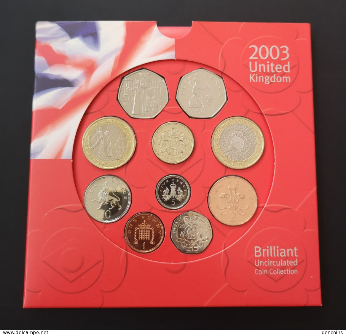 UNITED KINGDOM 2003 GREAT BRITAIN BU SET – ORIGINAL - GRAN BRETAÑA GB - Nieuwe Sets & Proefsets