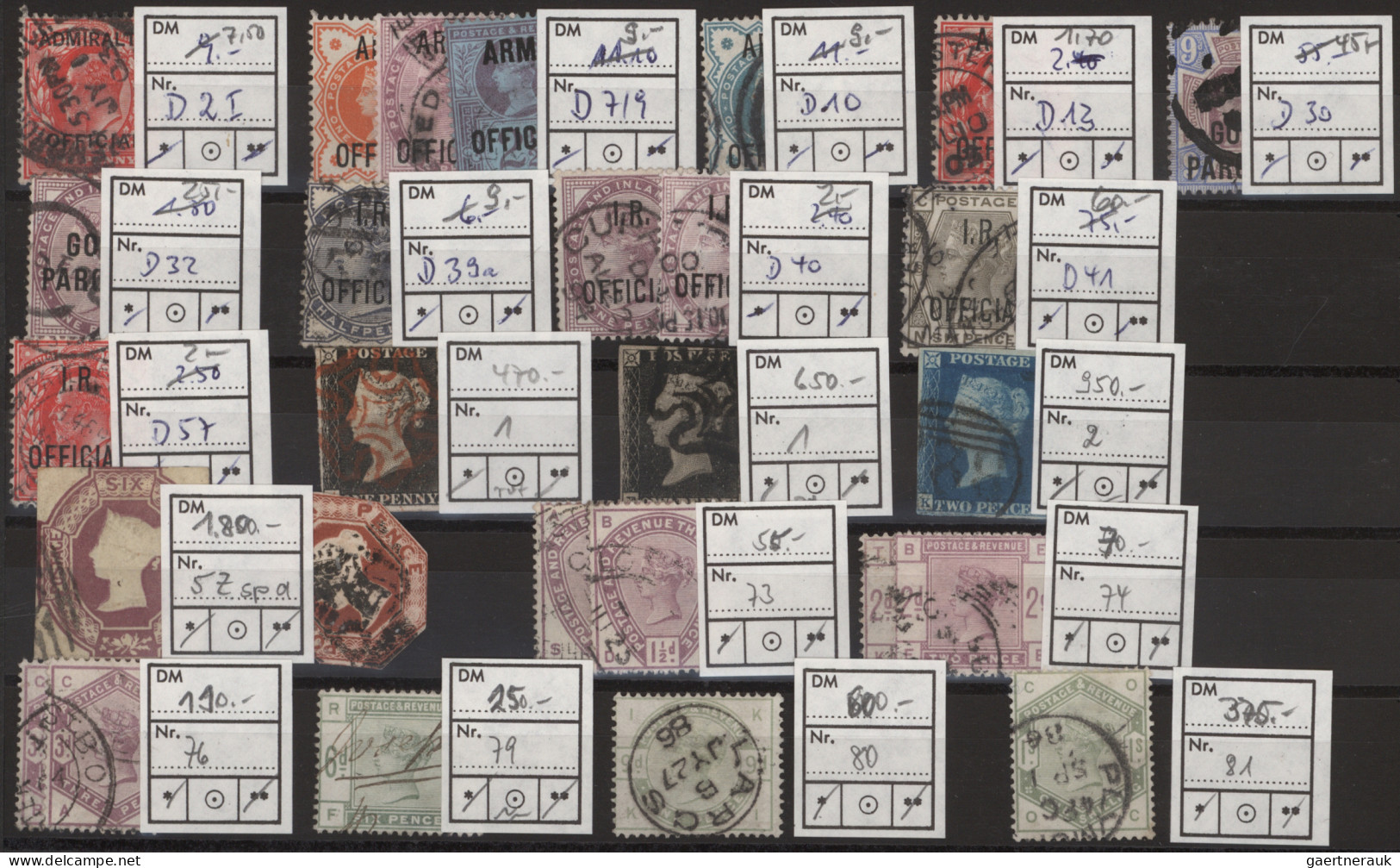 Nachlässe: 1840/2000 Ca., Riesiger Steckkartenposten Mit Länderteilsammlung Groß - Lots & Kiloware (mixtures) - Min. 1000 Stamps