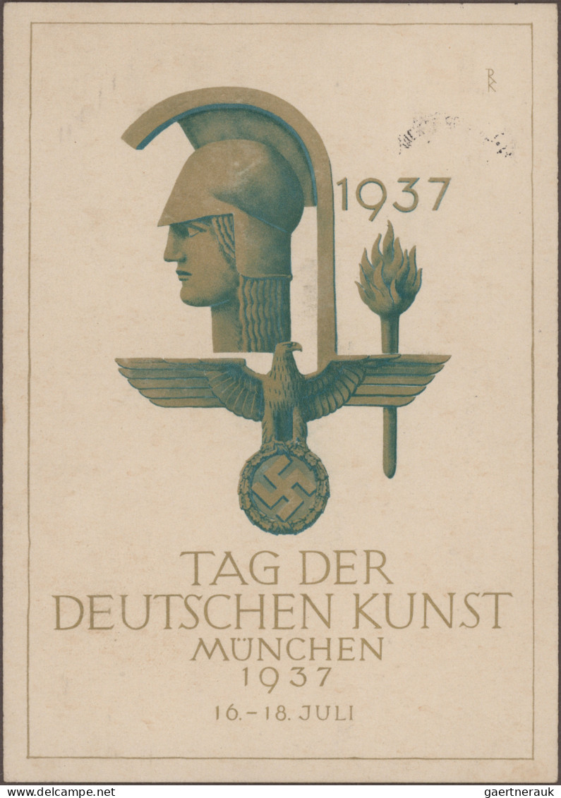 Nachlässe: 1890/1950 ca., enorme Ansichtskartensammlung in 24 Alben/Ordnern und