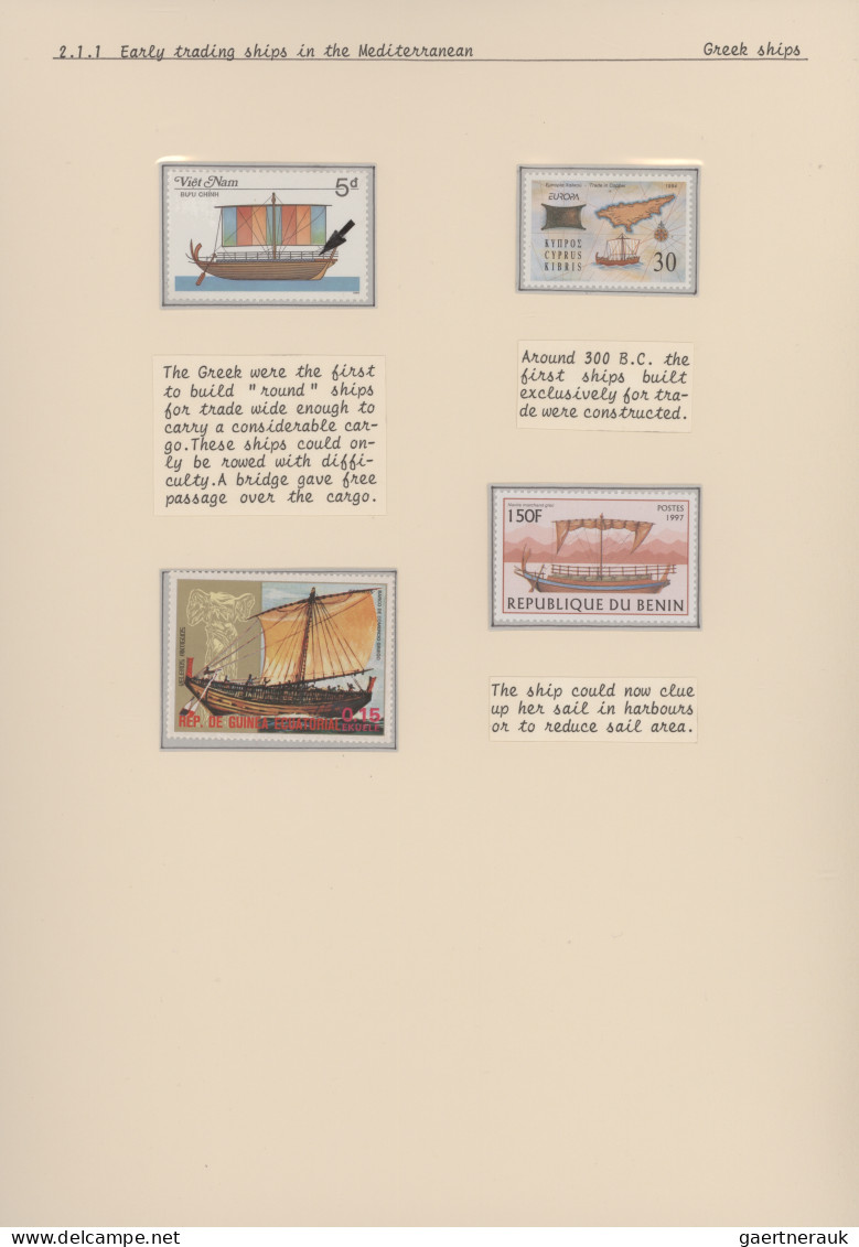 Nachlässe: 1701/2000 (ca.) - "THE EVOLUTION OF SEAGOING SAILING SHIPS": Exhibiti