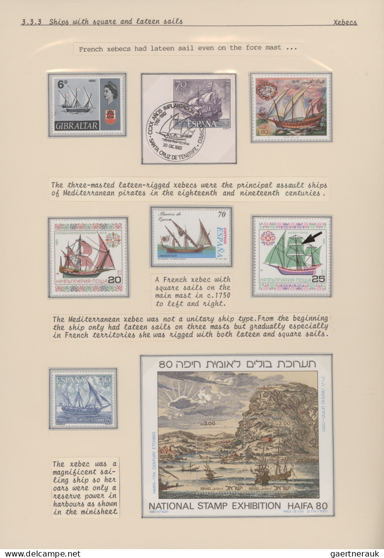 Nachlässe: 1701/2000 (ca.) - "THE EVOLUTION OF SEAGOING SAILING SHIPS": Exhibiti