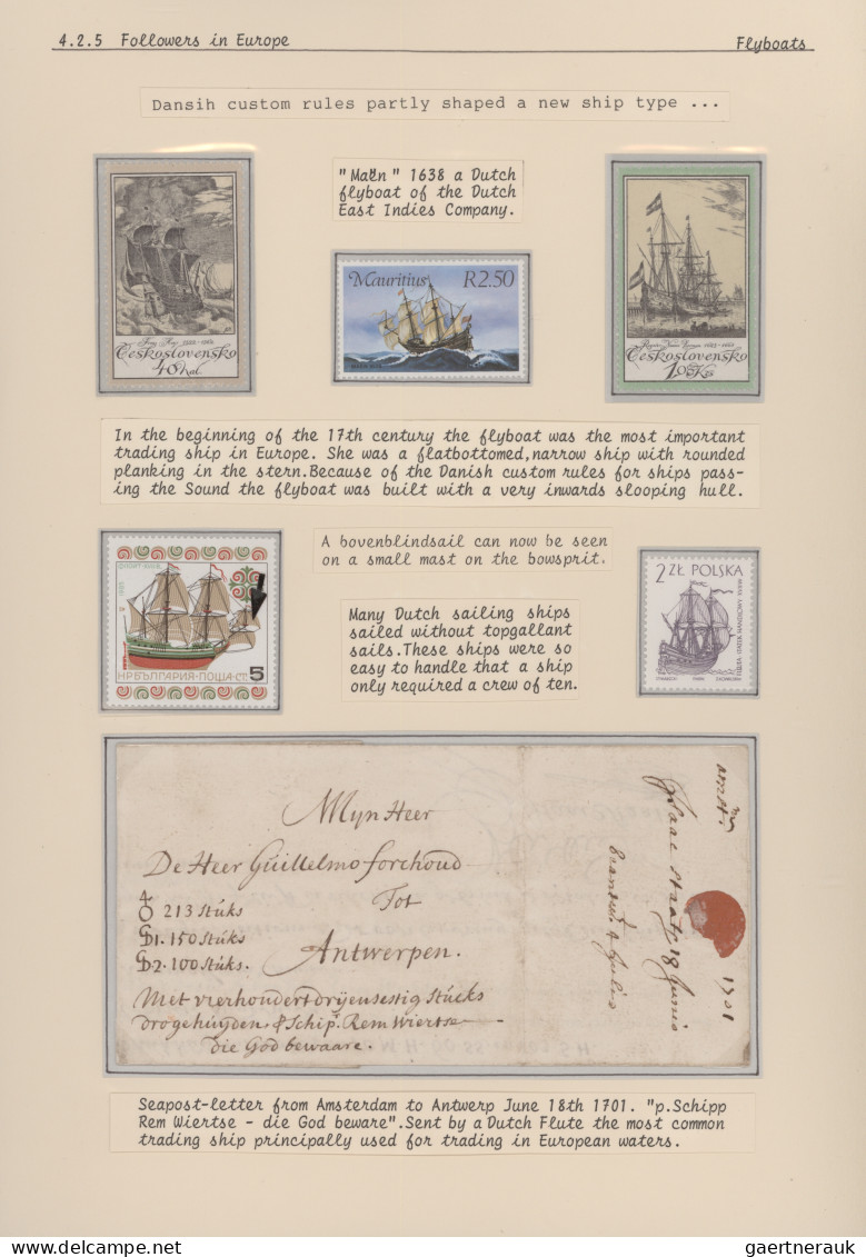 Nachlässe: 1701/2000 (ca.) - "THE EVOLUTION OF SEAGOING SAILING SHIPS": Exhibiti