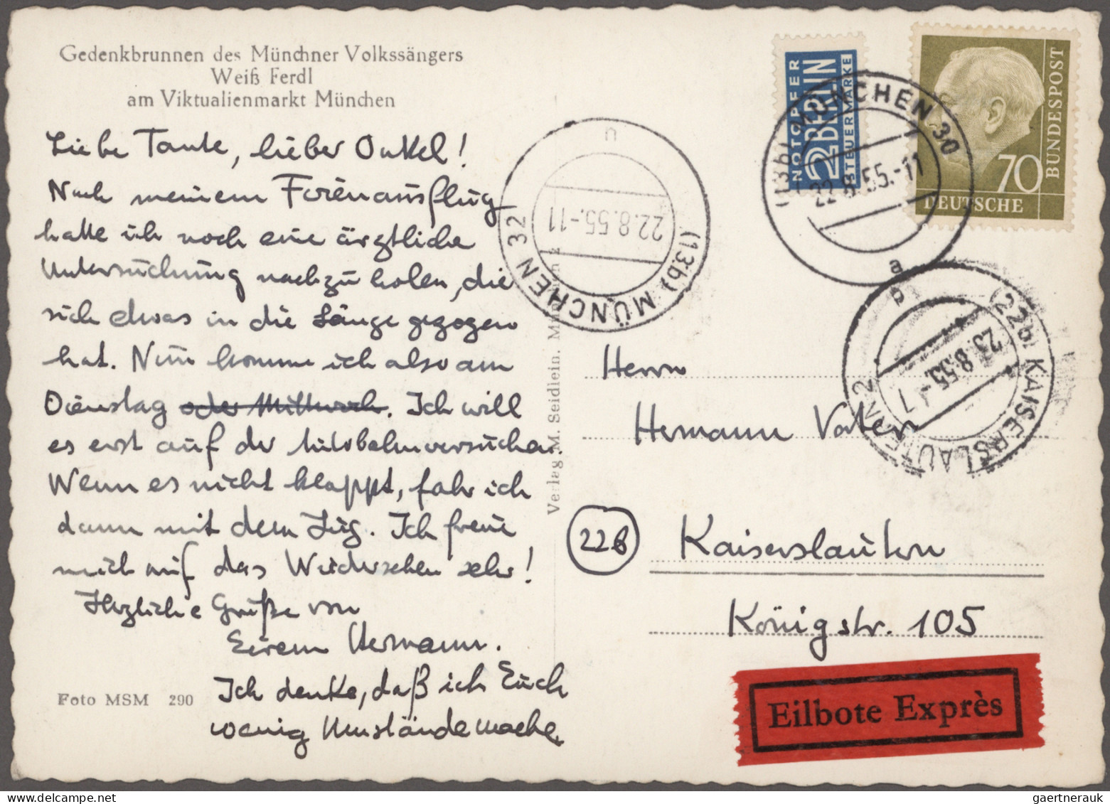 Nachlässe: DEUTSCHLAND-BELEGE - Umfangreicher Bestand Briefe Und Karten Mit Insg - Lots & Kiloware (mixtures) - Min. 1000 Stamps