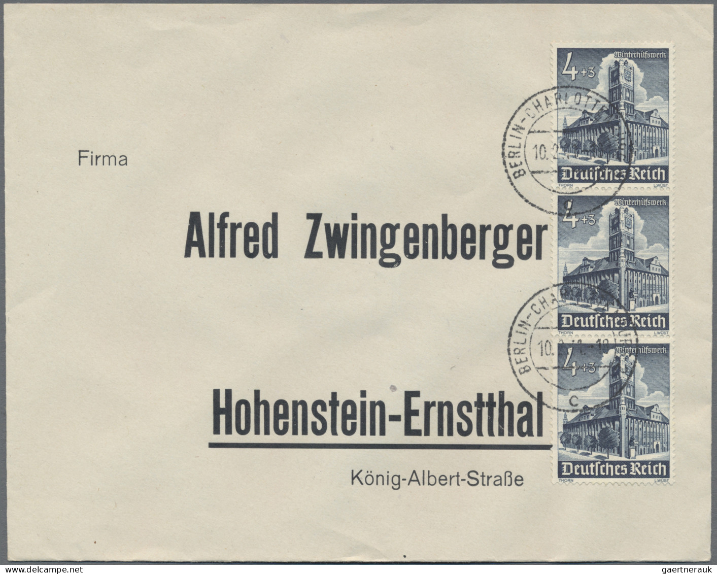 Deutsches Reich - 3. Reich: 1933/1944, Guter Posten Mit über 400 Briefen Und Kar - Covers & Documents