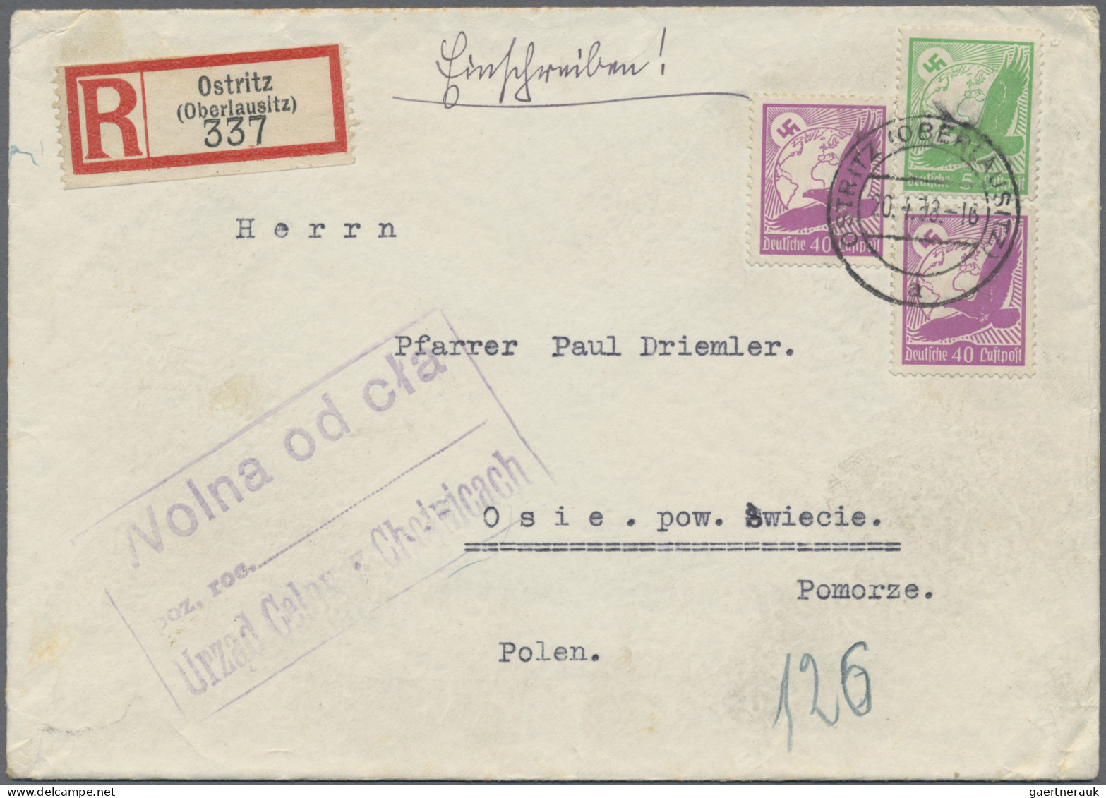 Deutsches Reich - 3. Reich: 1933/1944, Partie Von über 80 Briefen, Karten Und Ga - Storia Postale