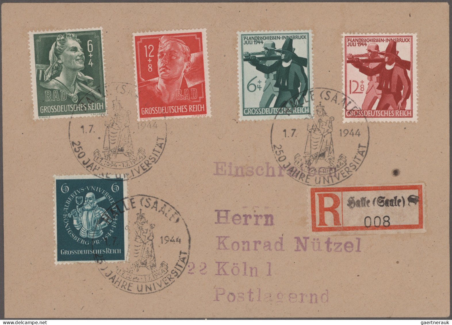Deutsches Reich - 3. Reich: 1933/1944, saubere Sammlung von 31 Ersttagsbriefen m