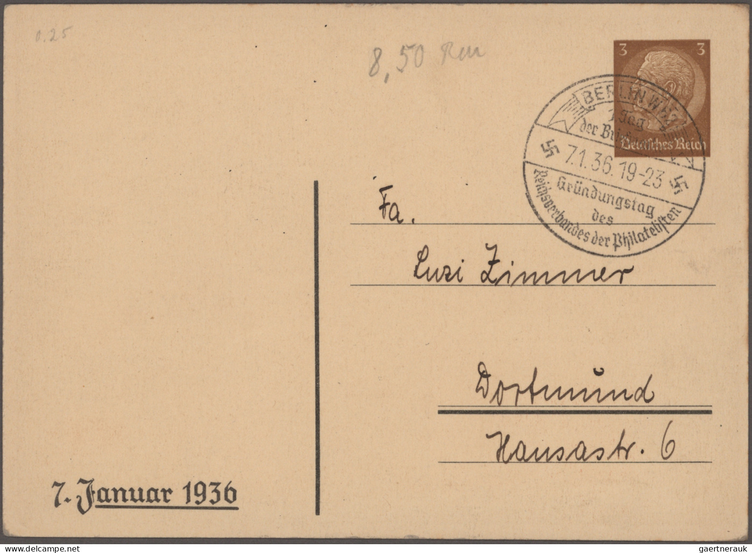 Deutsches Reich - 3. Reich: 1933/1944, Vielseitige Partie Von Ca. 101 Briefen Un - Storia Postale