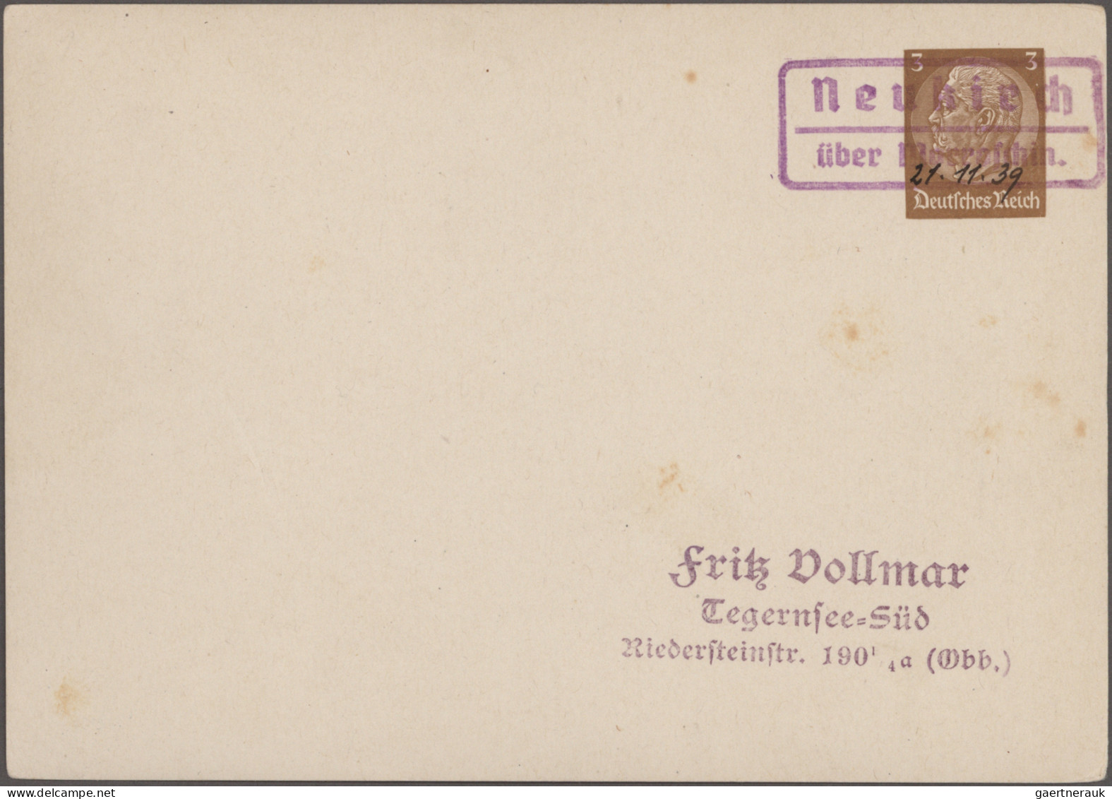 Deutsches Reich - 3. Reich: 1933/1944, Vielseitige Partie Von Ca. 105 Briefen Un - Storia Postale