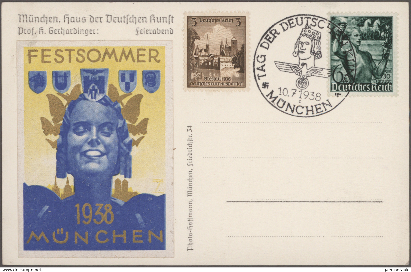 Deutsches Reich - 3. Reich: 1933/1944, Vielseitige Partie Von Ca. 105 Briefen Un - Storia Postale