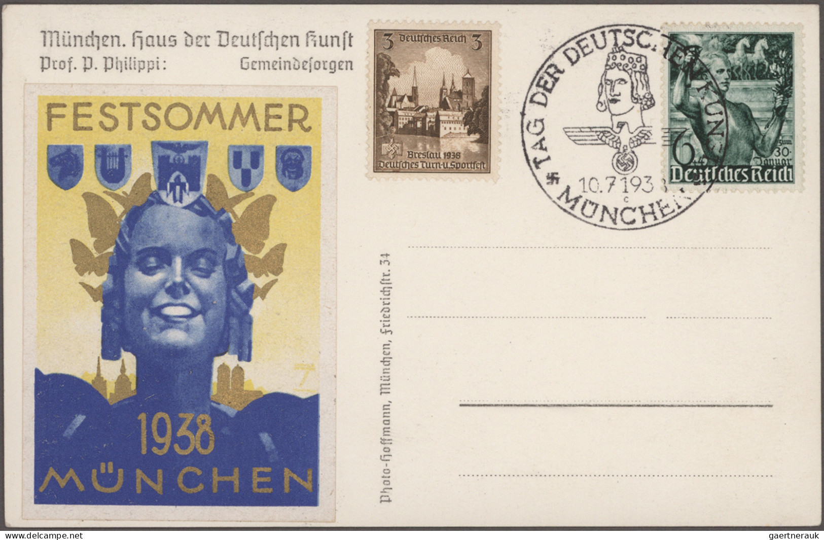Deutsches Reich - 3. Reich: 1933/1944, Vielseitige Partie Von Ca. 106 Briefen Un - Cartas & Documentos