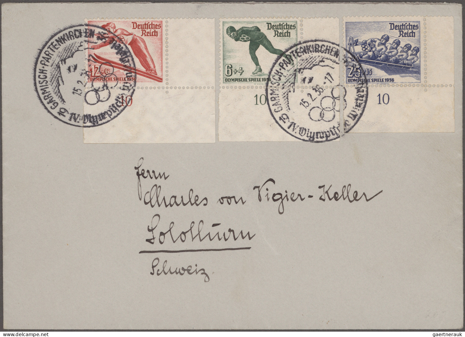 Deutsches Reich - 3. Reich: 1933/1944, Vielseitige Partie Von Ca. 106 Briefen Un - Lettres & Documents