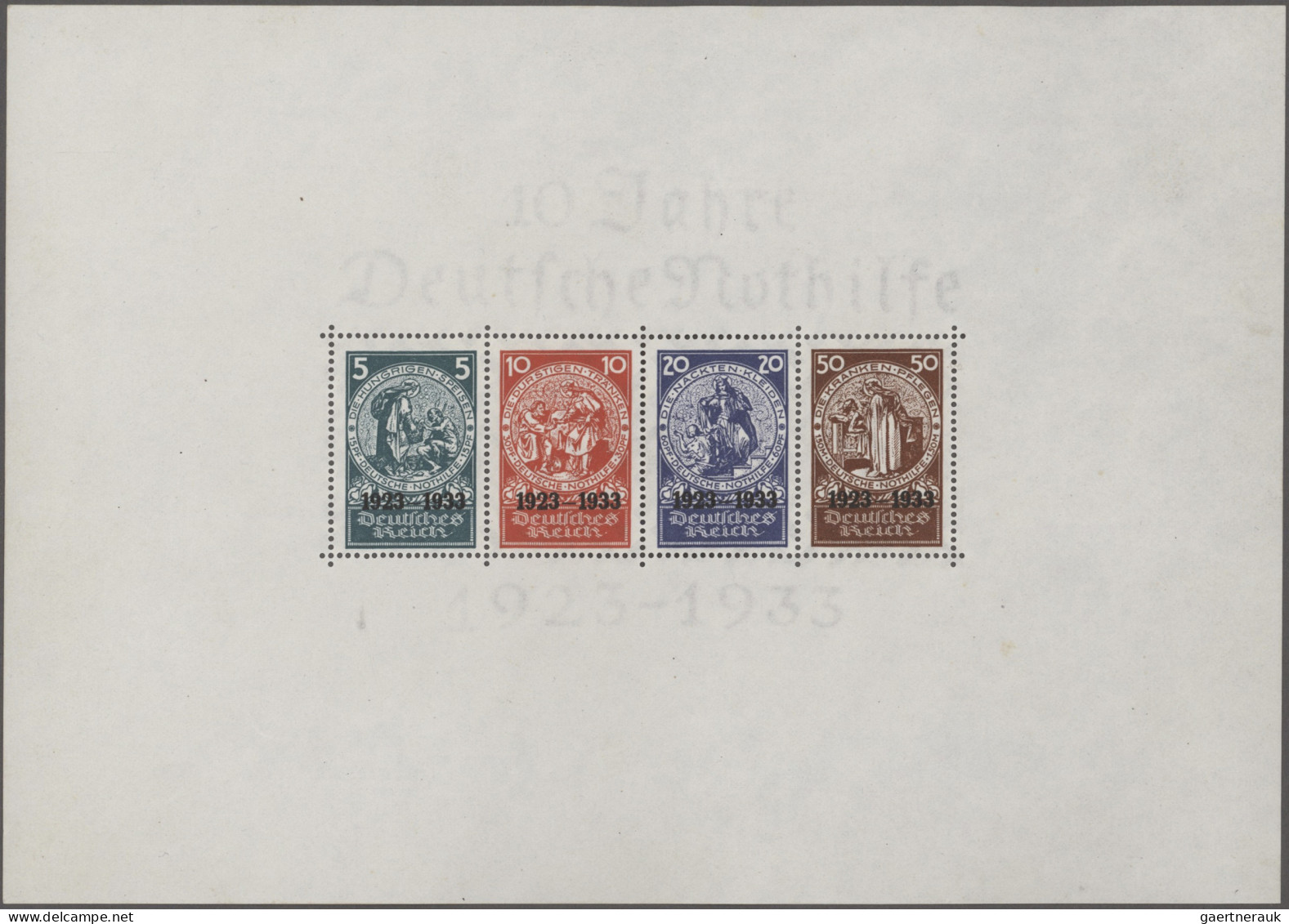 Deutsches Reich - 3. Reich: 1933/1945, Die Briefmarken Des III. Reichs: Schöne P - Ungebraucht