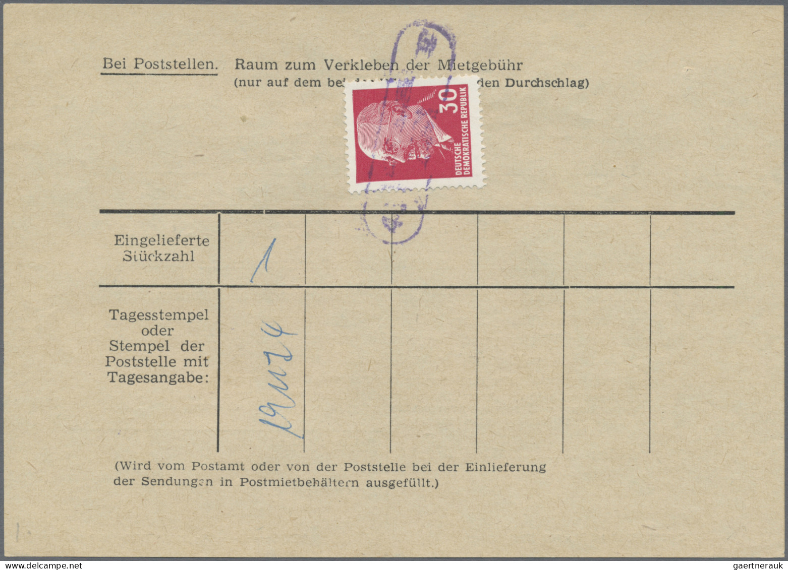 DDR: 1949/1990, Partie Von Ca. 121 Belegen, Neben Einfachem Material Sind Auch E - Colecciones