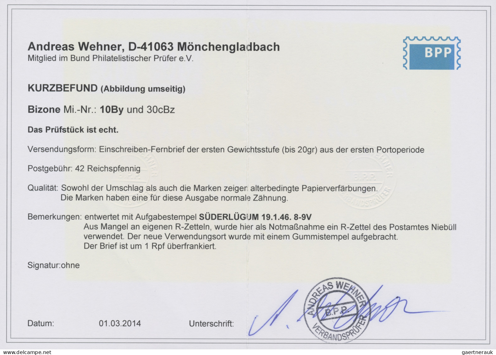 Bizone: 1945/1946, AM-Post, Sammlungspartie von 34 Belegen, dabei MiF mit Lokala