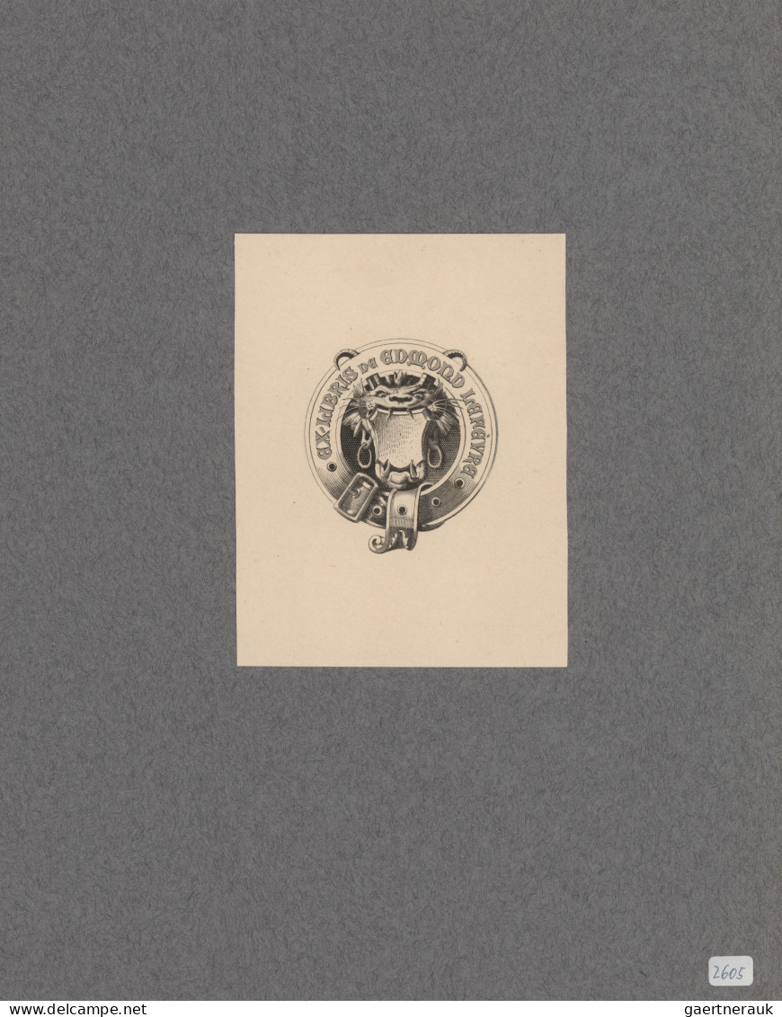 Varia (im Briefmarkenkatalog): 1850/1940 (?), Ex Libris, Vielseitige Sammlung Vo - Other & Unclassified