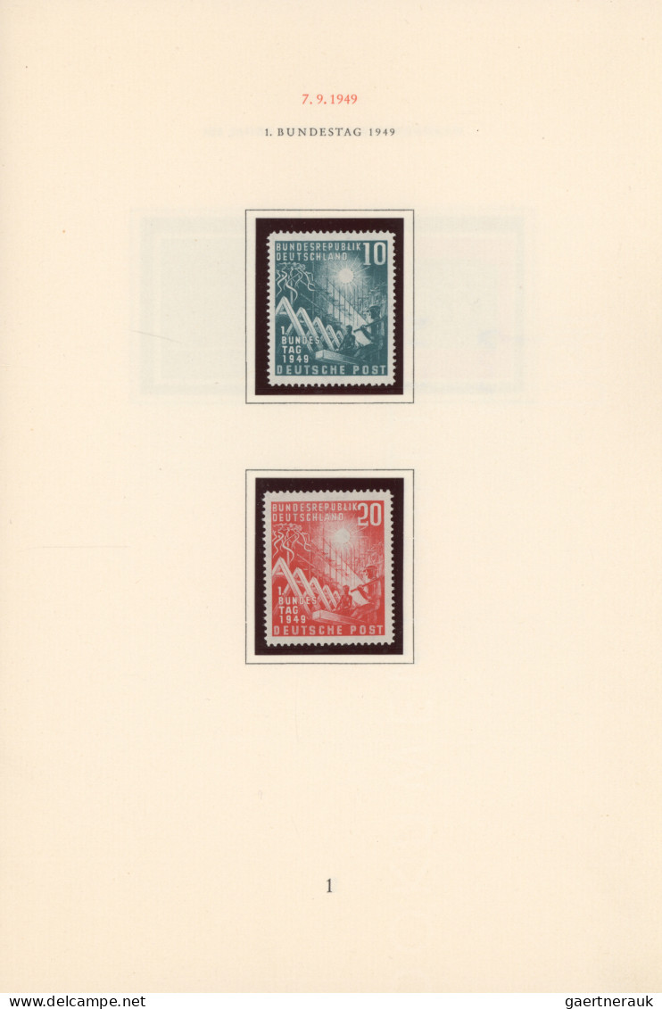 Nachlässe: 1949/76, Umfassende Und Außergewöhnliche Sammlung BUNDESREPUBLIK MINI - Lots & Kiloware (mixtures) - Min. 1000 Stamps