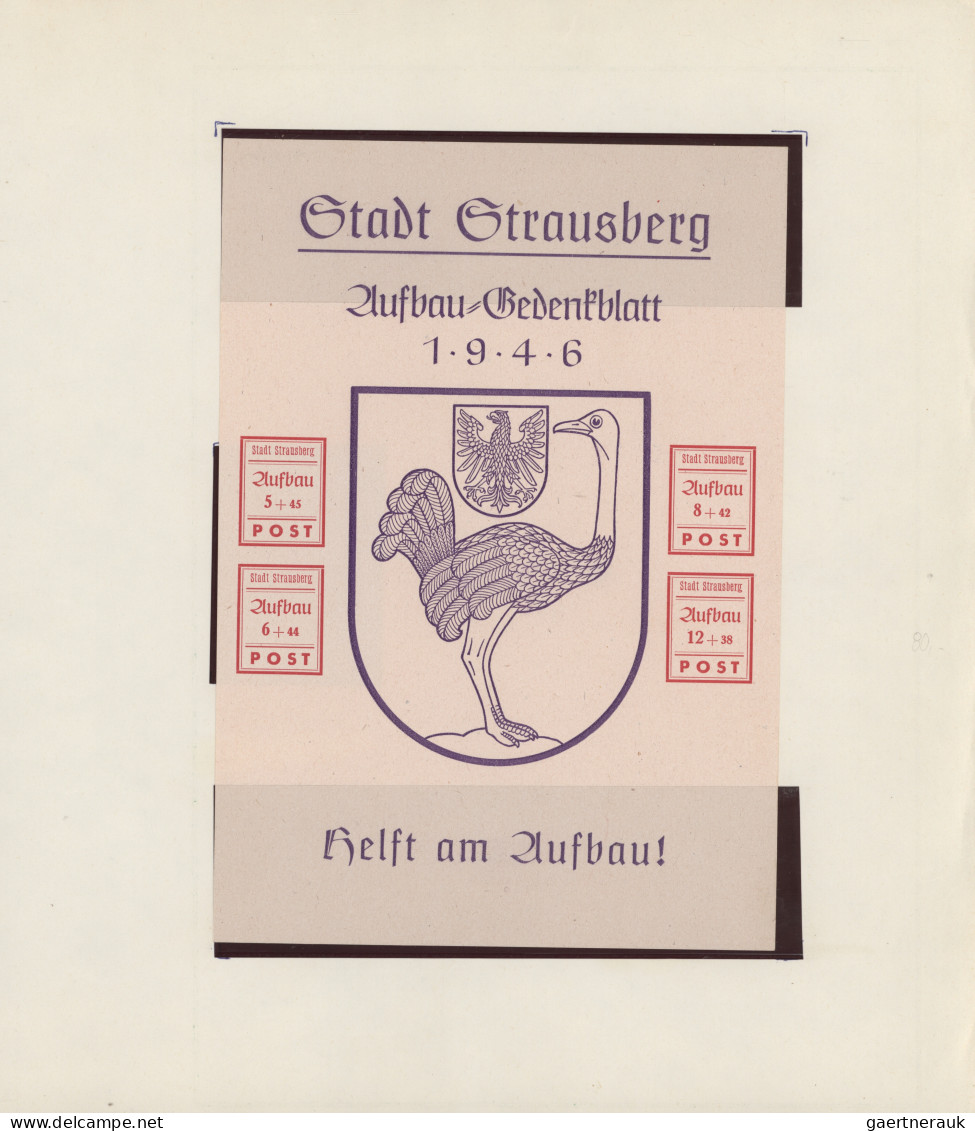 Nachlässe: 1860er-1960er Jahre ca.: Nachlass von Marken und Briefen in acht Albe