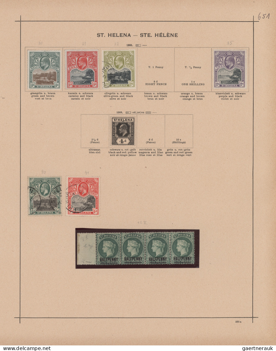 Nachlässe: 1850-1923 Ca.: Altes, Dickes Schaubek-Album Von 1923 Mit Ungebrauchte - Vrac (min 1000 Timbres)