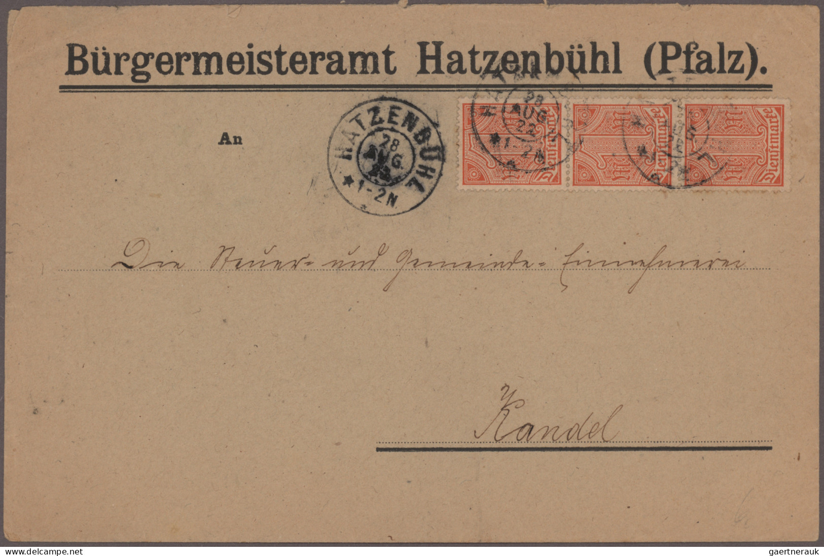 Nachlässe: 1872-ca. 1960 DEUTSCHLAND: Umfangreicher Posten mit tausenden von Mar