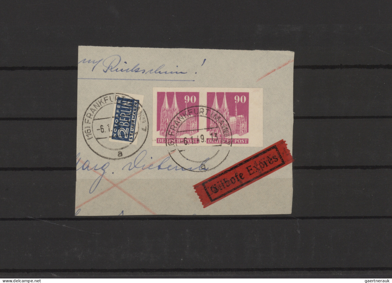 Nachlässe: 1884 Ab, Sehr Interessanter Steckkartenposten Mit Fast Nur Briefen Un - Kilowaar (min. 1000 Zegels)