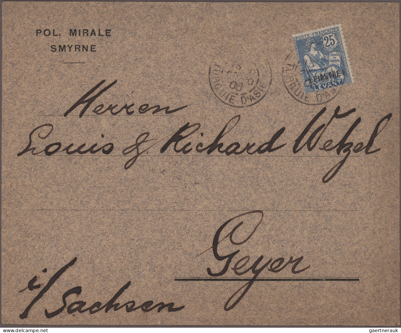 Nachlässe: 1898/1960 ca., Nachlass Geschäftspost (Wetzel, Chemnitz) mit über 430