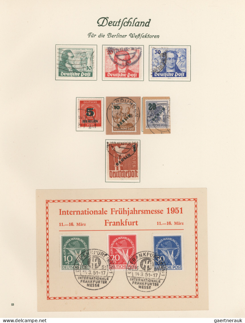 Nachlässe: 1945/1975 Ca., Deutschland Nach 1945 Nachlass In Borek Alben Mit DDR - Vrac (min 1000 Timbres)